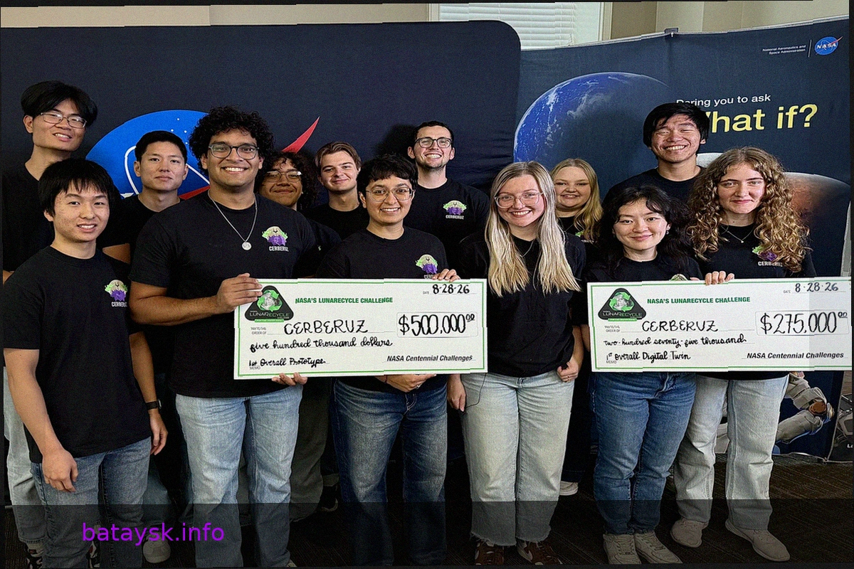NASA наградила победителей конкурса LunaRecycle Challenge