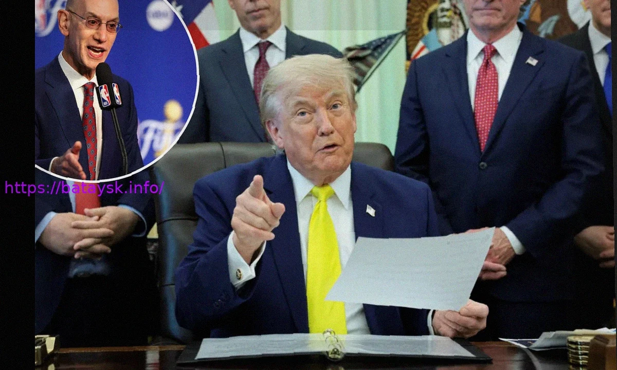Адам Сильвер «в восторге» от присутствия Трампа на 3-й игре Финала НБА «Никс»-«Спёрс»