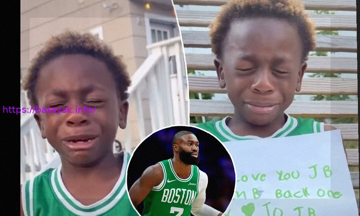 Джейлен Браун утешает 6-летнего фаната после обмена в 76ers